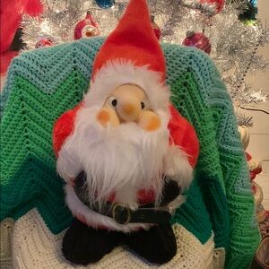 Vintage Santa plush Santa 1980’s collectibl